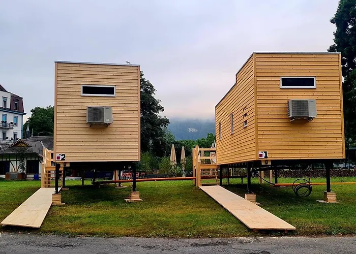 Tiny House Pop Up Des Alpes Entrelagos